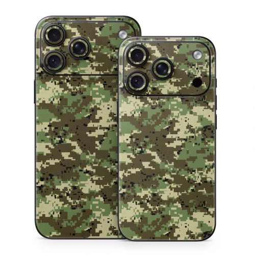 Digital Woodland Camo iPhone 18 Series Skin