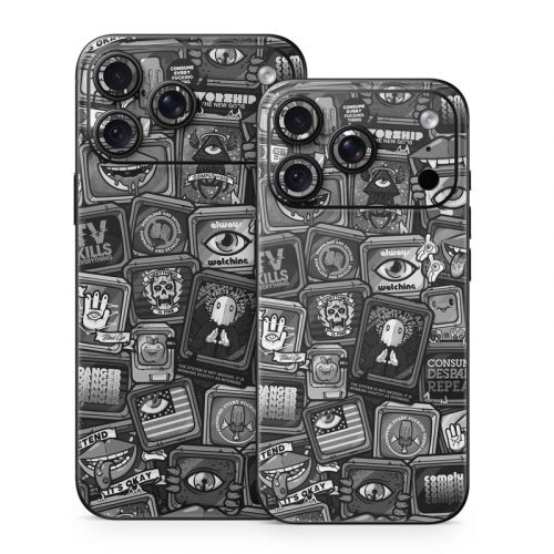 Distraction Tactic B&W iPhone 18 Series Skin
