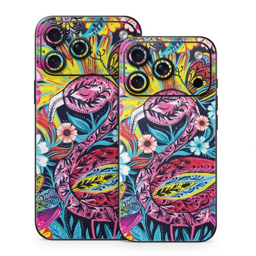 Flashy Flamingo iPhone 18 Series Skin