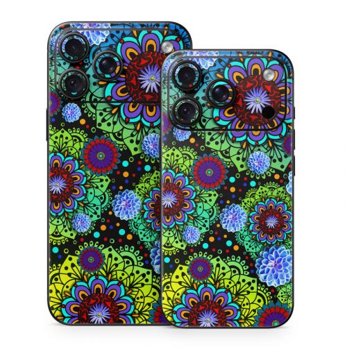 Funky Floratopia iPhone 18 Series Skin