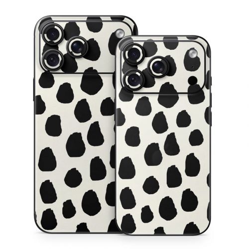 Inky Spots Cream iPhone 18 Series Skin