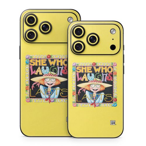 She Who Laughs iPhone 18 Series Skin