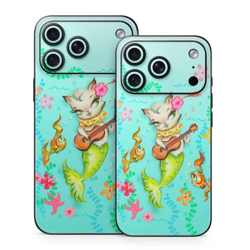 Merkitten with Ukelele iPhone 18 Series Skin