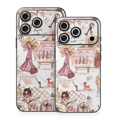 Paris Makes Me Happy iPhone 18 Series Skin