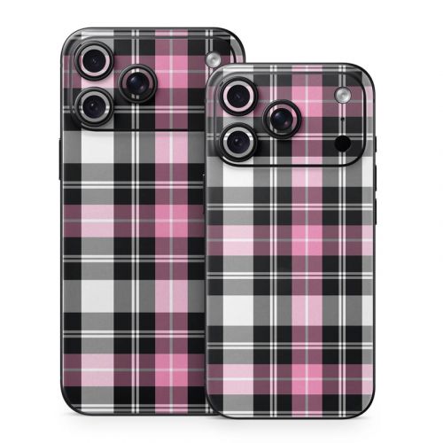 Pink Plaid iPhone 18 Series Skin
