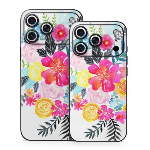 Pink Bouquet iPhone 18 Series Skin