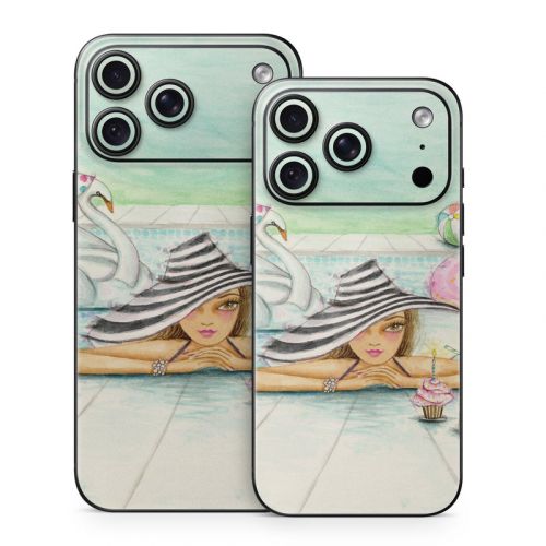 Delphine at the Pool Party iPhone 18 Series Skin