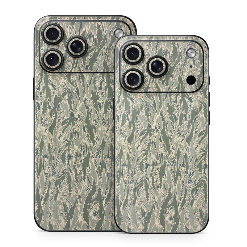 iPhone 18 Series Skin design of Pattern, Grass, Plant, with gray, green colors