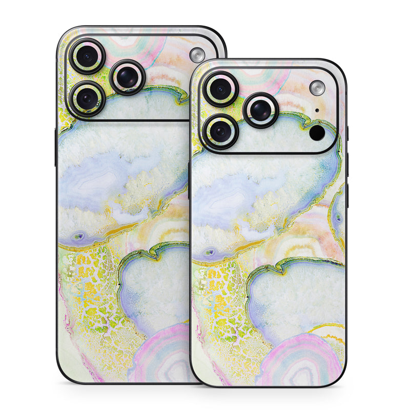 iPhone 18 Series Skin design of Watercolor paint, Illustration, Paint, Child art, Art, with blue, purple, green, yellow, pink colors