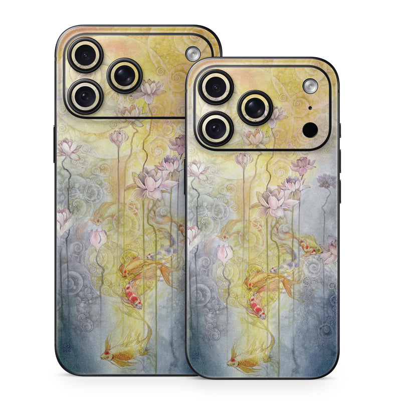 iPhone 18 Series Skin design of Watercolor paint, Painting, Art, Yellow, Flower, Acrylic paint, Floral design, Visual arts, Modern art, Illustration, with blue, red, orange, pink, yellow colors