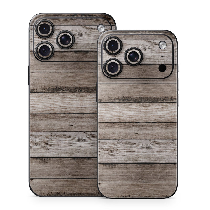 iPhone 18 Series Skin design of Wood, Plank, Wood stain, Hardwood, Line, Pattern, Floor, Lumber, Wood flooring, Plywood, with brown, black colors