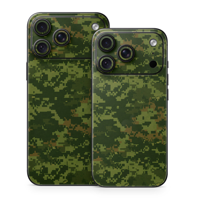 iPhone 18 Series Skin design of Military camouflage, Green, Pattern, Uniform, Camouflage, Clothing, Design, Leaf, Plant, with green, brown colors