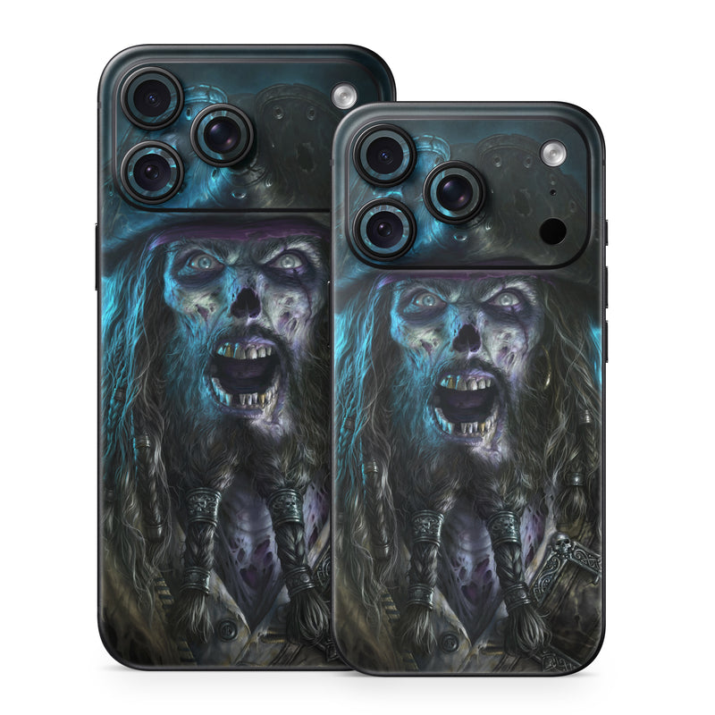 iPhone 18 Series Skin design of Darkness, Illustration, Art, Ghost, Fictional character, Beard, with black, white, blue, gray colors