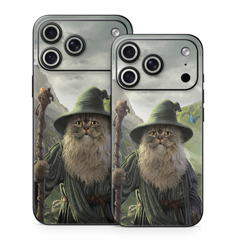 iPhone 18 Series Skin design of Beard, Facial hair, Illustration, Mythology, Magician, Fictional character, Cg artwork, Games, Art, with green, gray, brown, blue, green, white, yellow, black colors