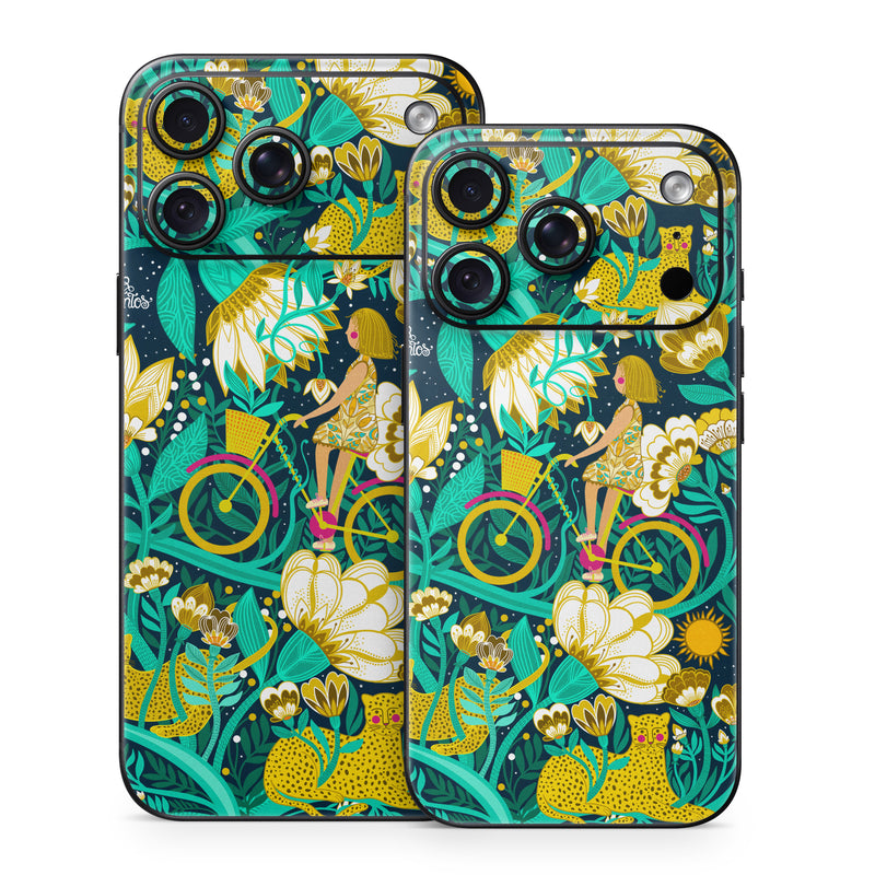 iPhone 18 Series Skin design of Green, Rectangle, Plant, Aqua, Pattern, Electric blue, Art, Motif, Design, Visual arts, with green, black, blue, yellow, pink, white, red, brown colors