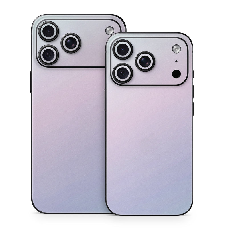 iPhone 18 Series Skin design of White, Blue, Daytime, Sky, Atmospheric phenomenon, Atmosphere, Calm, Line, Haze, Fog, with pink, purple, blue colors