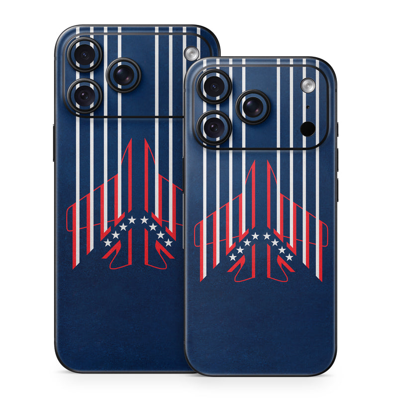 iPhone 18 Series Skin design of Sleeve, Font, Motor vehicle, T-shirt, Emblem, Poster, Electric blue, Symmetry, Symbol, Pattern, with blue, red, white colors