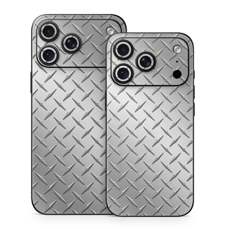 iPhone 18 Series Skin design of Pattern, Metal, Line, Design, Steel, Parallel, Tile, Beige, Flooring, with gray colors