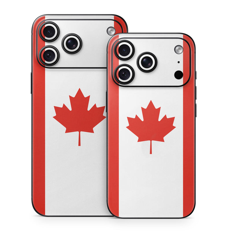 iPhone 18 Series Skin design of Red, Maple leaf, Tree, Leaf, Woody plant, Flag, Plant, Plane, Red flag, Maple, with red, white colors