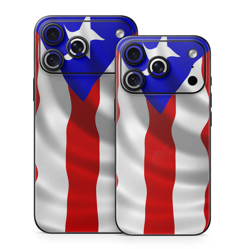 iPhone 18 Series Skin design of Flag, Flag of the united states, Flag Day (USA), Veterans day, Independence day, with red, blue, white colors