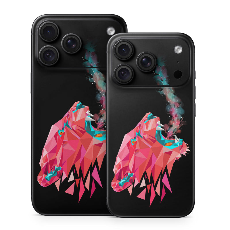 iPhone 18 Series Skin design of Pink, Graphic design, Illustration, Design, Organism, Graphics, Font, Art, Animation, Pattern, with black, red, pink, gray colors