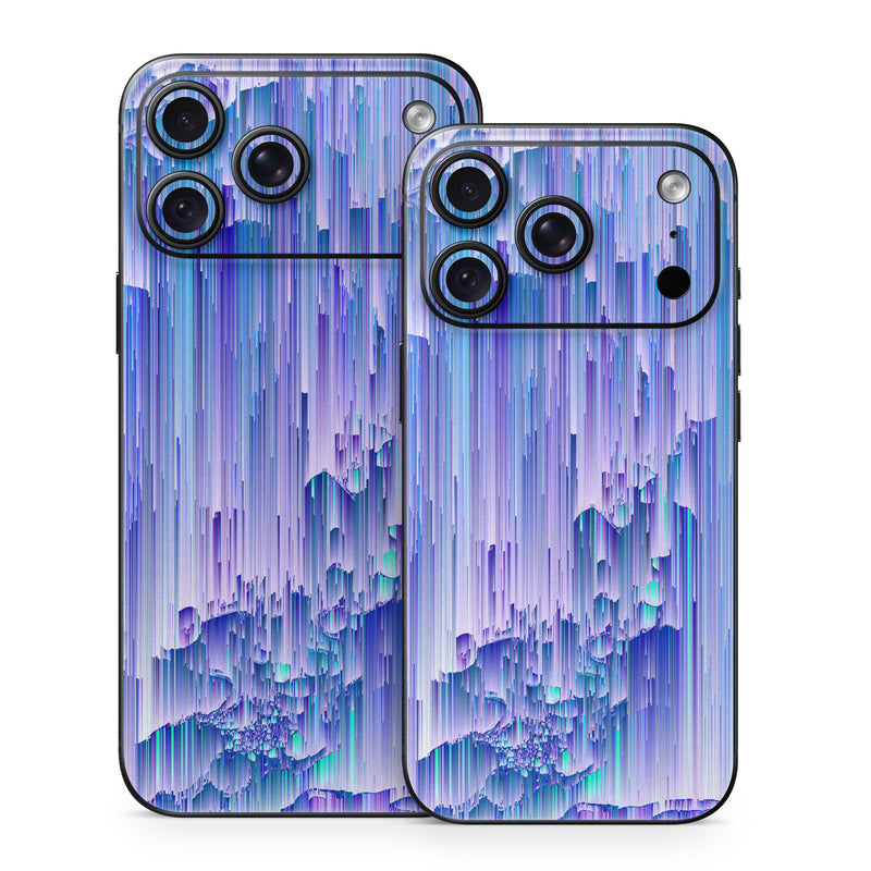 iPhone 18 Series Skin design of Blue, Purple, Lavender, Ice, with blue, purple colors