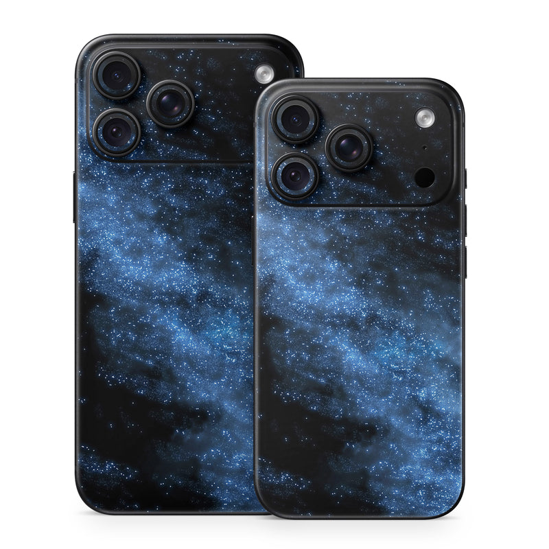 iPhone 18 Series Skin design of Sky, Atmosphere, Black, Blue, Outer space, Atmospheric phenomenon, Astronomical object, Darkness, Universe, Space, with black, blue colors