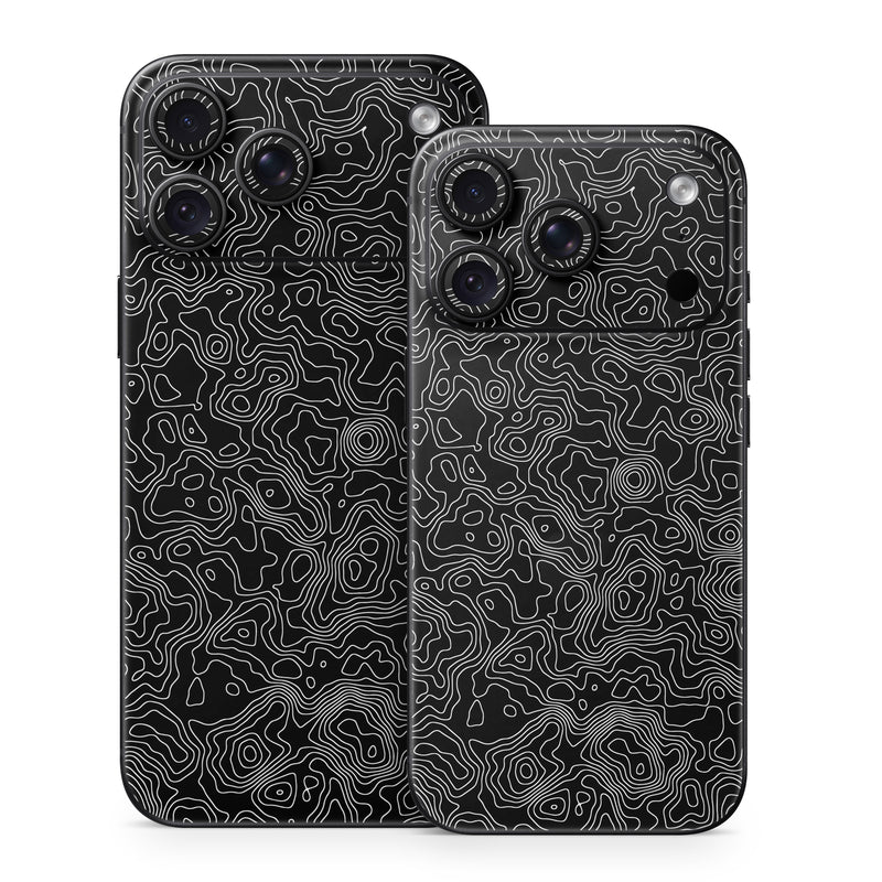 iPhone 18 Series Skin design of Art, Motif, Pattern, Symmetry, Monochrome, Circle, Font, Visual arts, Illustration, Monochrome photography, with black, gray colors
