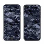 Digital Navy Camo iPhone 7 Skin