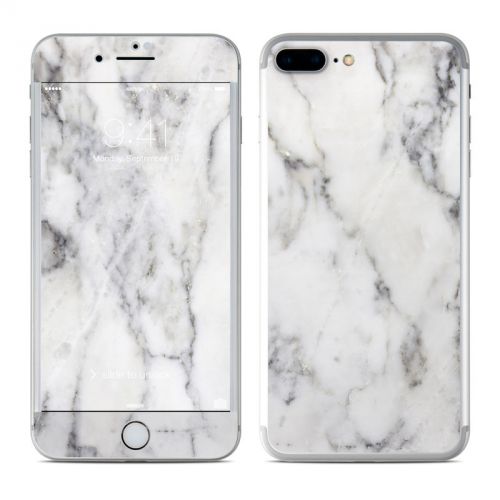 White Marble iPhone 7 Plus Skin