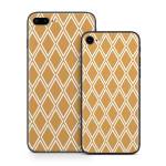 Orange Checks iPhone 8 Series Skin