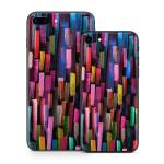 Colorful Brushstrokes Black iPhone 8 Series Skin