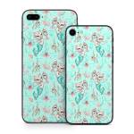 Merkittens with Pearls Aqua iPhone 8 Series Skin