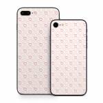 Patterned Hearts iPhone 8 Series Skin