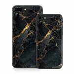 Repaired Black Marble iPhone 8 Series Skin