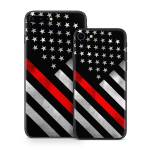 Thin Red Line Hero iPhone 8 Series Skin