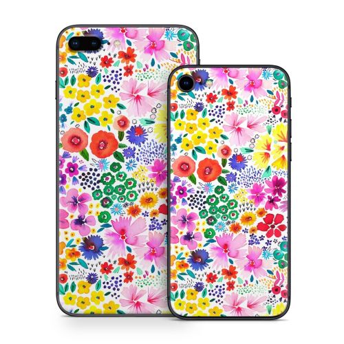 Artful Little Flowers iPhone 8 Series Skin