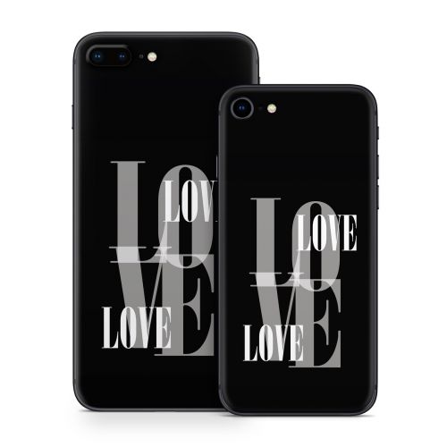 Black Love iPhone 8 Series Skin