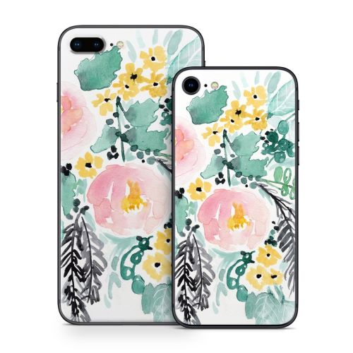 Blushed Flowers iPhone 8 Skin