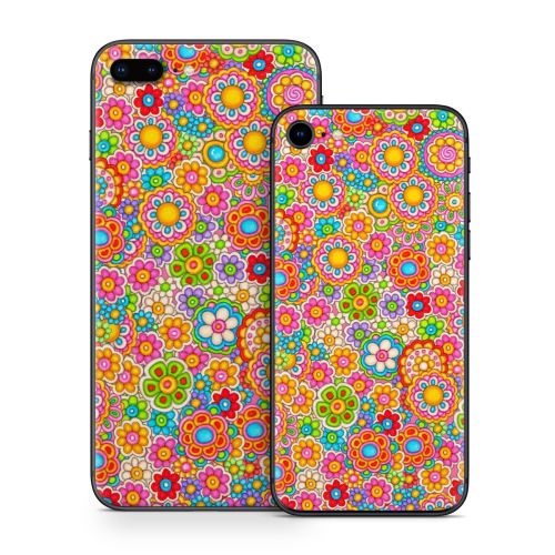 Bright Ditzy iPhone 8 Series Skin