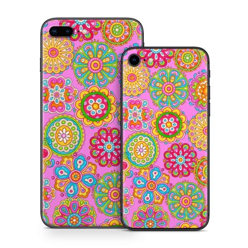 Bright Flowers iPhone 8 Series Skin