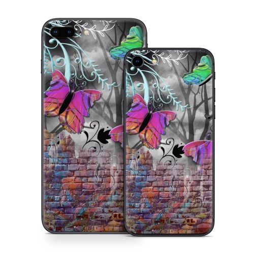 Butterfly Wall iPhone 8 Series Skin