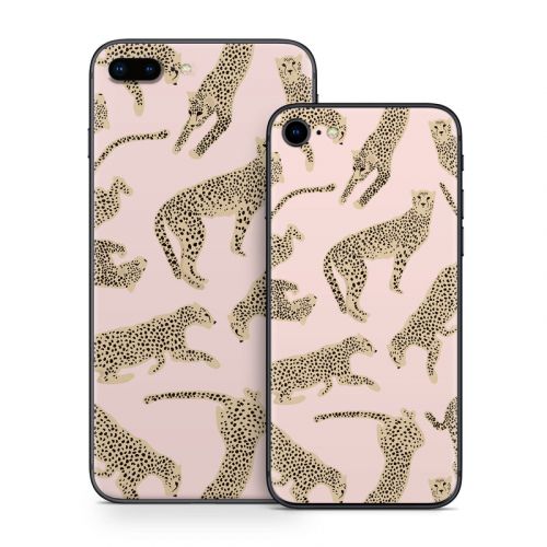 Cheetahs Pink iPhone 8 Series Skin