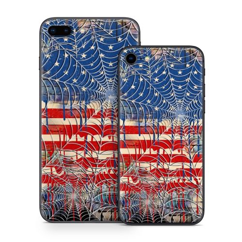 Cobweb Flag iPhone 8 Series Skin