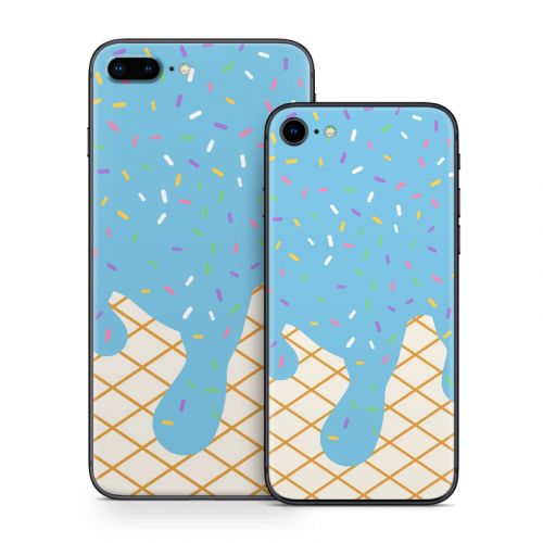 Cotton Candy Ice Cream Drip iPhone 8 Series Skin
