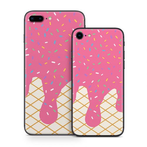 Strawberry Ice Cream Drip iPhone 8 Series Skin