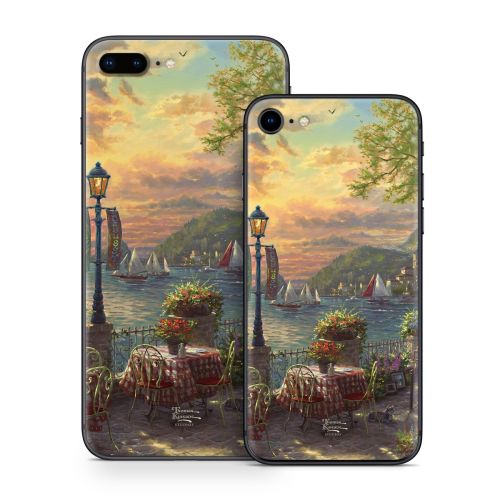 French Riviera Cafe iPhone 8 Series Skin
