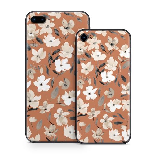 Fresh Flowers Copper iPhone 8 Series Skin