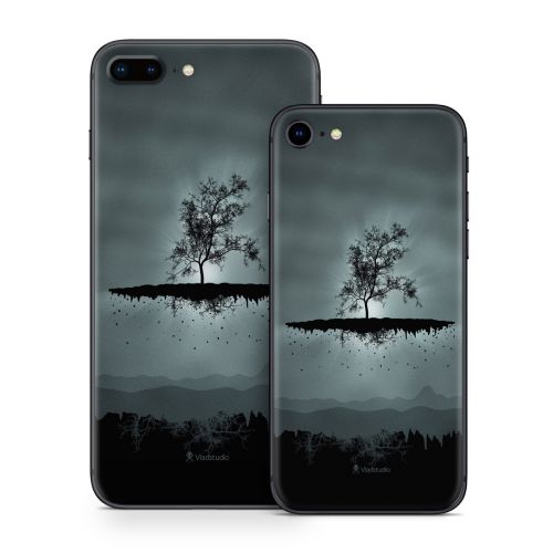 Flying Tree Black iPhone 8 Series Skin