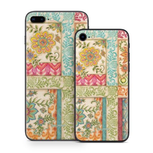 Ikat Floral iPhone 8 Series Skin